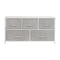 Flash Furniture White/Gray 5 Drawer Storage Chest Organizer WX-5L206-X-WH-GR-GG - alternate 4